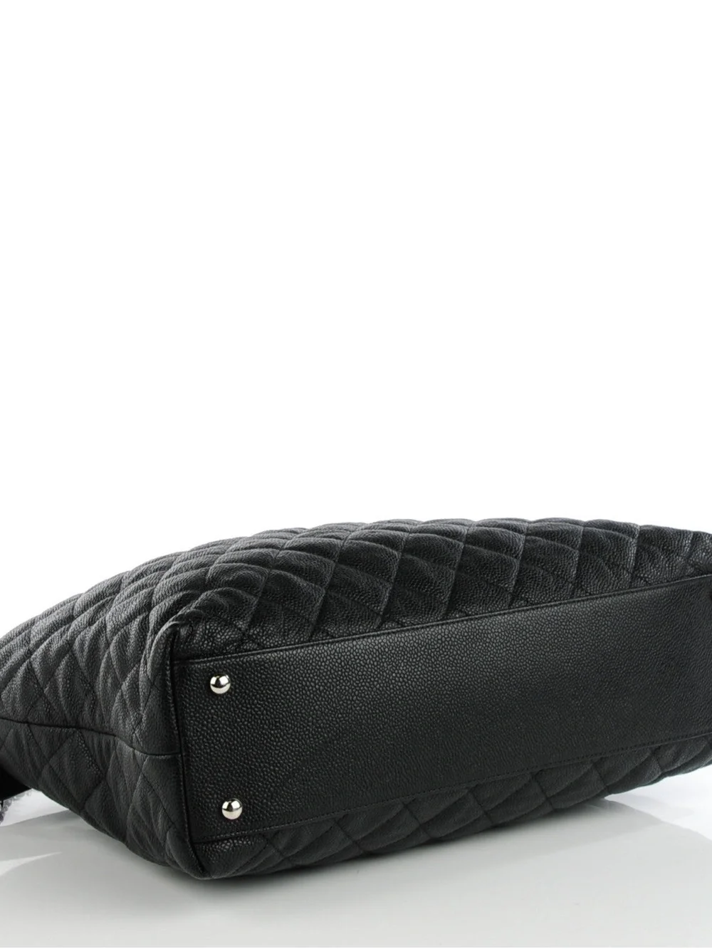 Chanel Caviar Quilted French Riviera Hobo Black